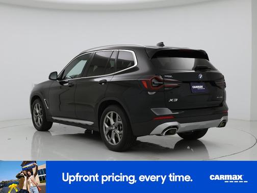 Black 2022 BMW X3 XDrive30i