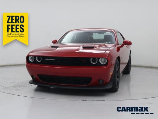 Red 2016 Dodge Challenger R/T Scat Pack