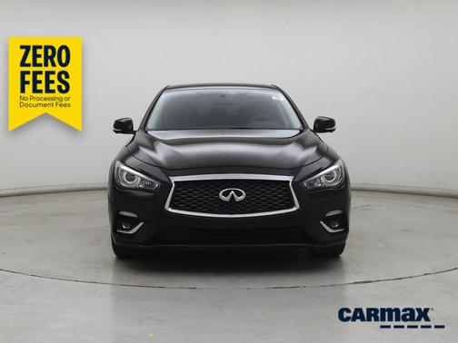 Black 2023 INFINITI Q50 Luxe