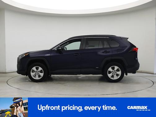 Blue 2021 Toyota RAV4 Hybrid XLE