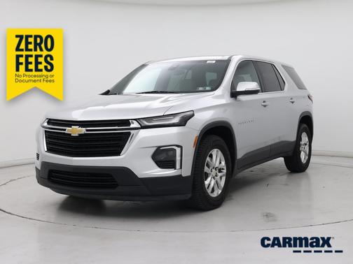 Silver 2022 Chevrolet Traverse LS