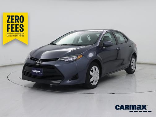 Blue 2017 Toyota Corolla LE
