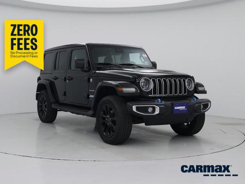 Black 2024 Jeep Wrangler 4xe Sahara