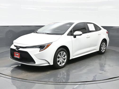 White 2022 Toyota Corolla LE