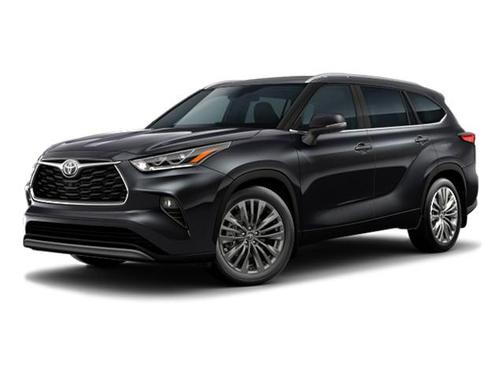Midnight Black Metallic 2023 Toyota Highlander Platinum