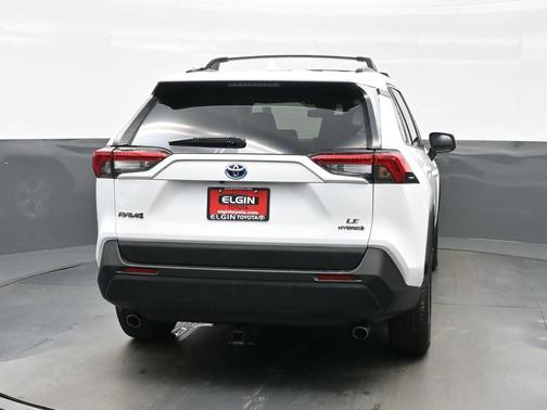 Super White 2021 Toyota RAV4 Hybrid LE