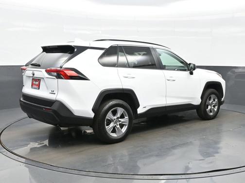 White 2022 Toyota RAV4 Hybrid LE