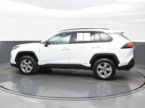 White 2022 Toyota RAV4 Hybrid LE