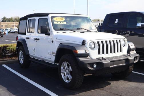 Bright White Clearcoat 2020 Jeep Wrangler Unlimited Sport