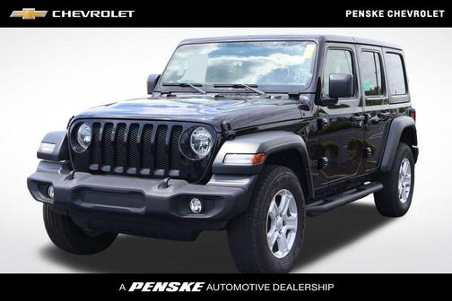 Black Clearcoat 2022 Jeep Wrangler Unlimited Sport