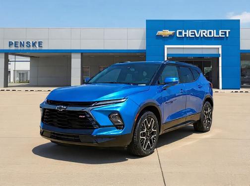 Riptide Blue Metallic 2026 Chevrolet Blazer RS