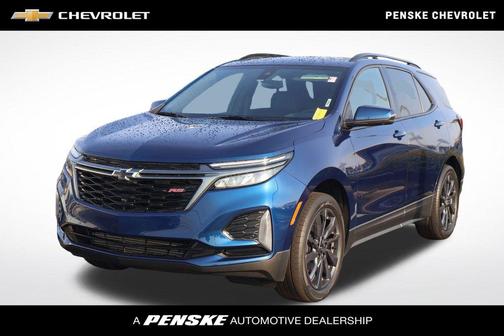 Blue Glow Metallic 2022 Chevrolet Equinox AWD RS