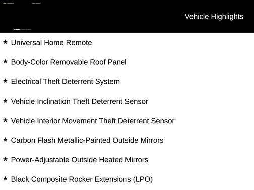 2024 Chevrolet Corvette Stingray w/2LT