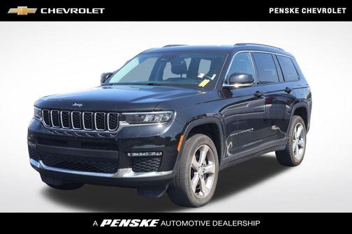 Diamond Black Crystal Pearlcoat 2021 Jeep Grand Cherokee L Limited
