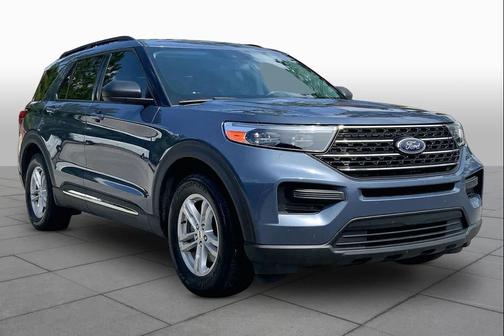 Infinite Blue Metallic Tinted Clearcoat 2021 Ford Explorer XLT