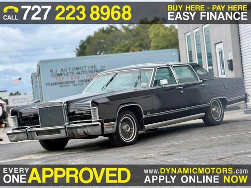 Black 1979 Lincoln Town Car