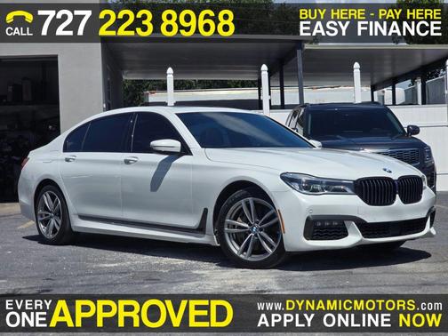 White 2019 BMW 750 i xDrive
