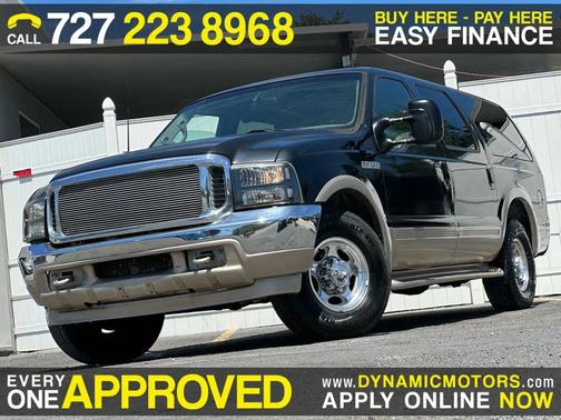 Black Clearcoat Metallic 2000 Ford Excursion Limited