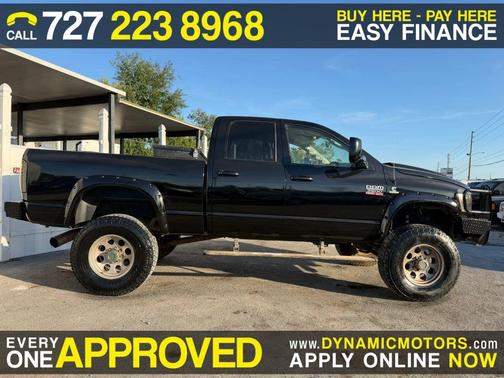 Black 2008 Dodge Ram 2500 SLT Quad Cab