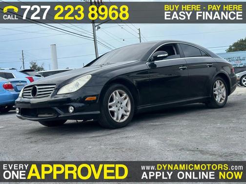 Black 2006 Mercedes-Benz CLS-Class CLS 500 Coupe 4D