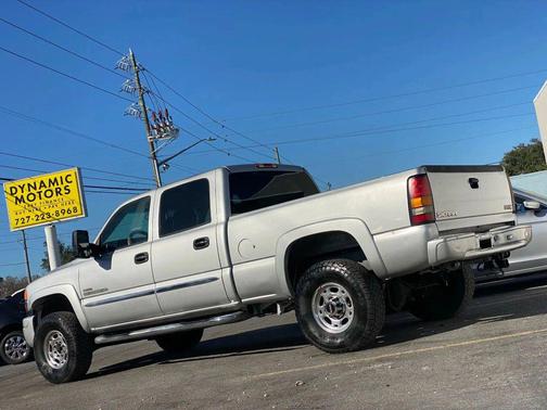 Silver Birch Metallic 2005 GMC Sierra 2500 SLE H/D Crew Cab