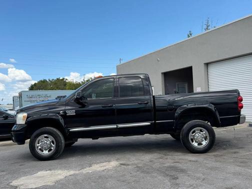 Red 2007 Dodge Ram 3500 Laramie