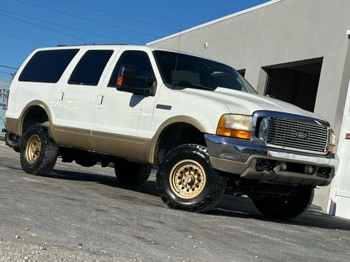 Oxford White Clearcoat 2000 Ford Excursion Limited
