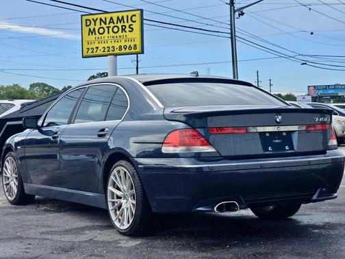 Blue 2003 BMW 745 Li