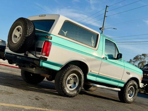 Blue 1995 Ford Bronco Eddie Bauer