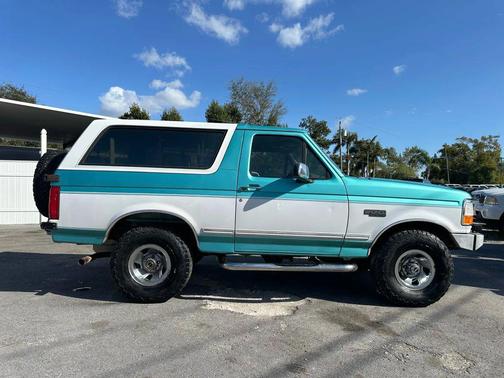 Blue 1995 Ford Bronco Eddie Bauer