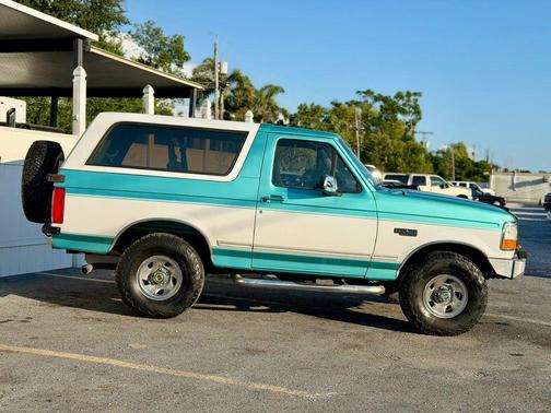 Blue 1995 Ford Bronco Eddie Bauer