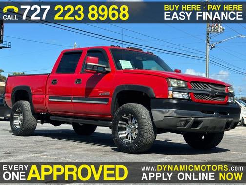 Victory Red 2003 Chevrolet Silverado 2500 LT H/D Crew Cab
