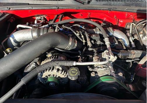 Victory Red 2003 Chevrolet Silverado 2500 LT H/D Crew Cab