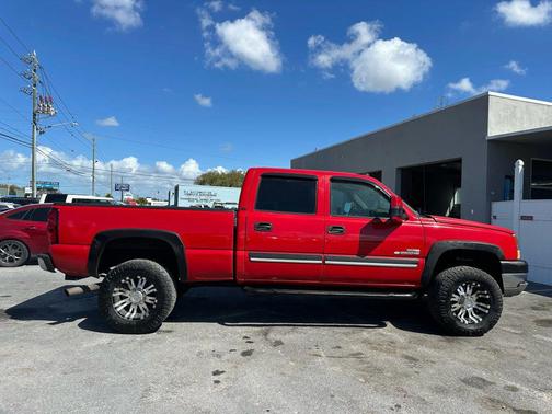 Victory Red 2003 Chevrolet Silverado 2500 LT H/D Crew Cab