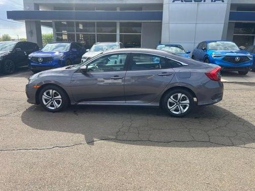 Modern Steel Metallic 2018 Honda Civic LX