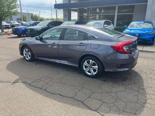 Modern Steel Metallic 2018 Honda Civic LX