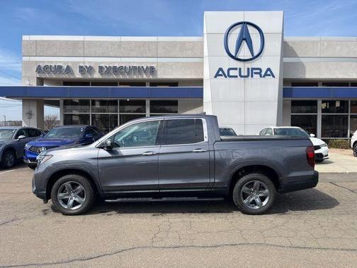 Modern Steel Metallic 2023 Honda Ridgeline RTL-E