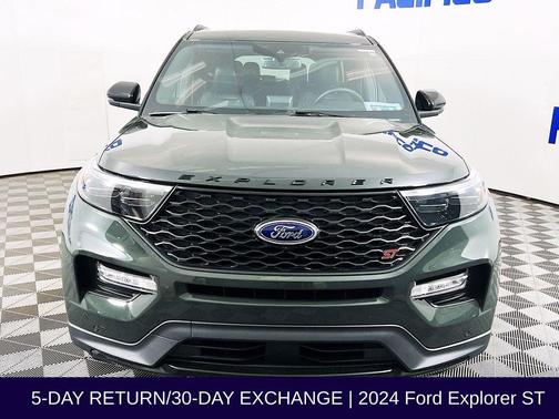 Forged Green Metallic 2024 Ford Explorer ST