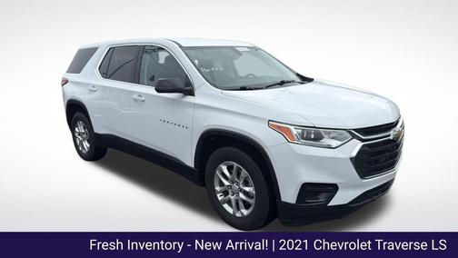 Summit White 2021 Chevrolet Traverse LS