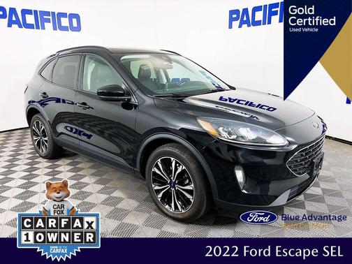 Black Metallic 2022 Ford Escape SEL