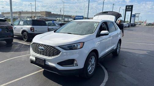 Oxford White 2023 Ford Edge SEL