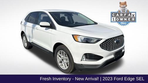 Oxford White 2023 Ford Edge SEL