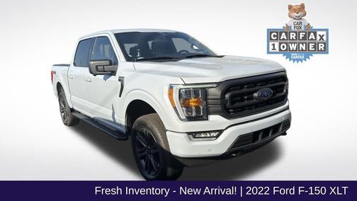 White Metallic 2022 Ford F-150 XLT
