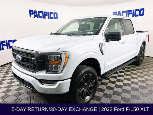 White Metallic 2022 Ford F-150 XLT