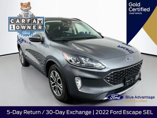 Gray Metallic 2022 Ford Escape SEL