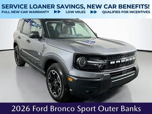 Carbonized Gray Metallic 2026 Ford Bronco Sport Outer Banks