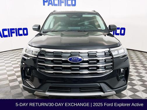 Black Metallic 2025 Ford Explorer Active