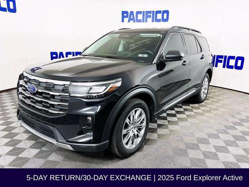 Black Metallic 2025 Ford Explorer Active