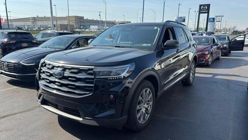 Black Metallic 2025 Ford Explorer Active