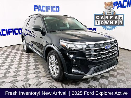 Black Metallic 2025 Ford Explorer Active
